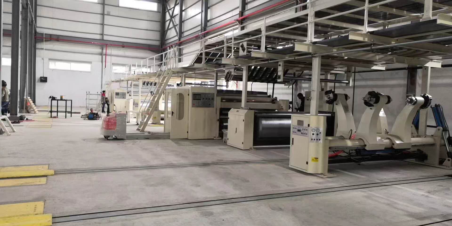 WJ220-2500 5 Layers corrugated cardboard production line